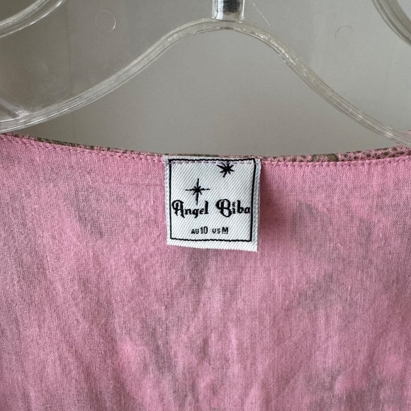 VERGE GIRL Pink Floral Ruffle Front Tie Dress - Picture 7 of 8